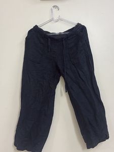 Comfortable Black Linen Pants