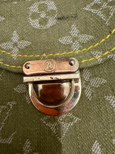 Chic Green Monogram Hobo Bag