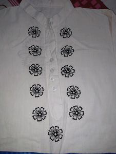 White Kurti