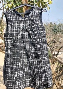Chic Tweed Dress ( length  75cm)