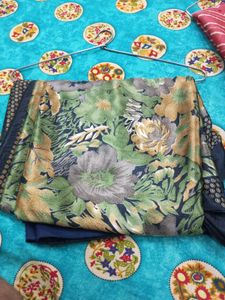 Beautiful Floral Print Saree