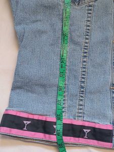 Denim Jacket with Cocktail Ribbon