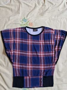 Plaid Pattern Top