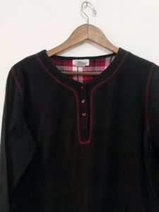 ⚫ Fancy Black T-shirt Com Sweater⚫