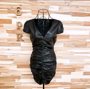 Final Sales🔥Zara New Bodycon leather Dress