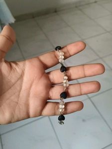 Cute Black Heart Beaded Bracelet