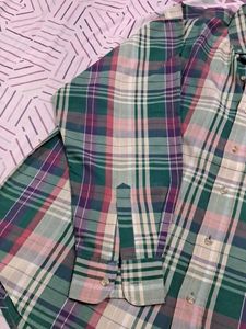 Vintage Plaid Button Down Shirt
