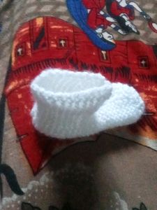 Hand Made  Woolen Baby booties