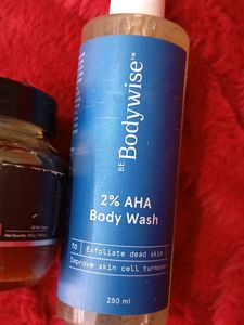 Be bodywise bodywash and m caffeine scrub