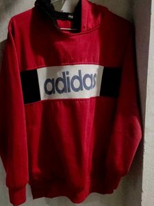 red hoodie