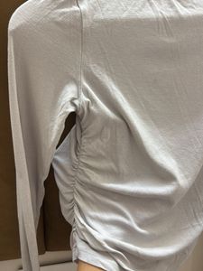 Chic Ruched Long Sleeve Top