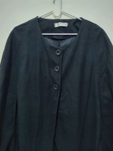 Black Fleece Poncho