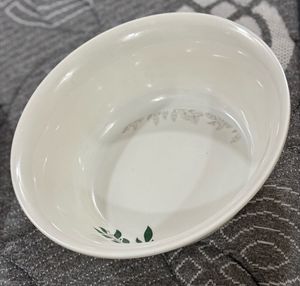 Round Leaves Print Dinner Set Pack Of 20