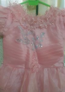 Pink Tiered Party Dress