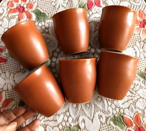 Terracotta Cups Set