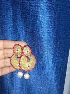 Jhumka Earrings - 2 pairs