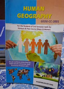 B.A 2nd semester Human Geography Textbook