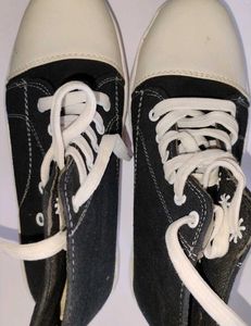 Stylish Black &amp; White Boots