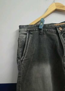 Stylish Grey Wash Denim Jeans