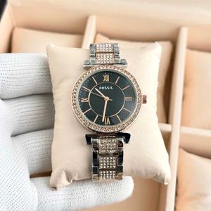 Fossil Women's Rose Gold Watch with Diamonds