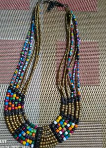 Boho Beaded Multi-Strand Necklace