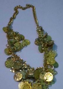 Boho Coin Necklace Statement Jewelry