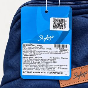 Stylish Blue Backpack - Spacious &amp; Ready