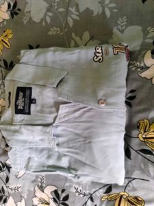 Light Blue Casual Button-Up Shirt