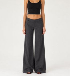 Ann Taylor LOFT Flared Grey Trousers