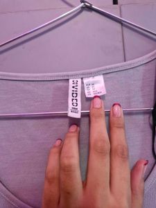 Light Purple Long Sleeve Top