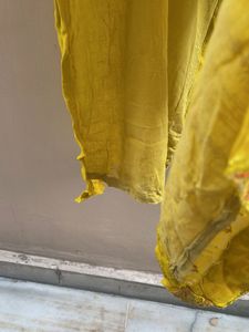 Yellow Embroidered Kurta