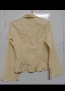 Butter Yellow Bell Sleeve Shirt 💛✨