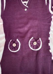 🆕Long Woolen Top For Girls
