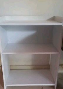 Modern White 3-Tier Shelf Unit