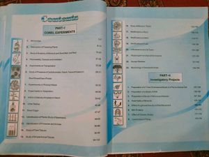 Class 11th Biology Practical Book.