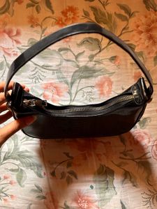 urbanic Chic Black Embossed Hobo Bag