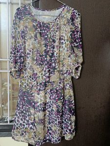 Bohemian Print Short Dress