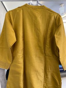 W Raw Silk Kurta