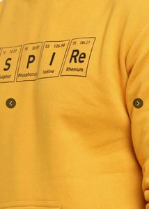 Unisex Mustard Yellow Inspire Hoodie
