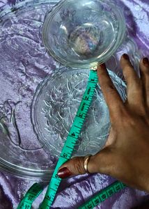 Vintage Glass Punch Bowl Set