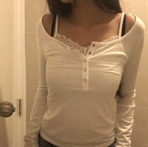 White fitted Top