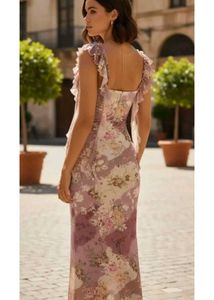 Floral Print Maxi Dress