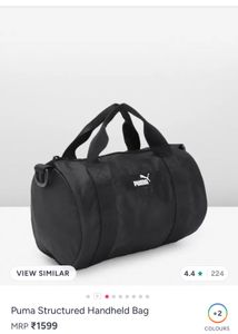 Puma Black Handheld Bag