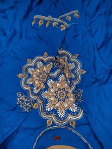 Embroidered Blue Kurta