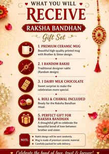 Raksha Bandhan Gift Set for Bhaiya &amp; Bhabhi