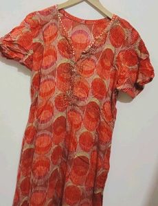 Multi Print Kurti For Girl Or Woman 38 Bust