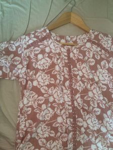 Floral Print Kurta