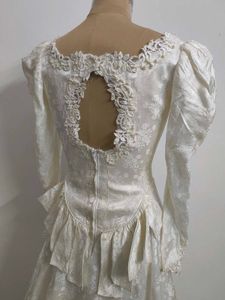Vintage Bridgerton style bridal Gown