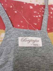 Grey Pinafore Dress - Casual &amp; Chic😻