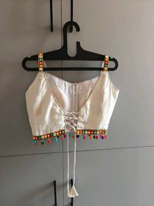 Embroidered Mirror Work Blouse